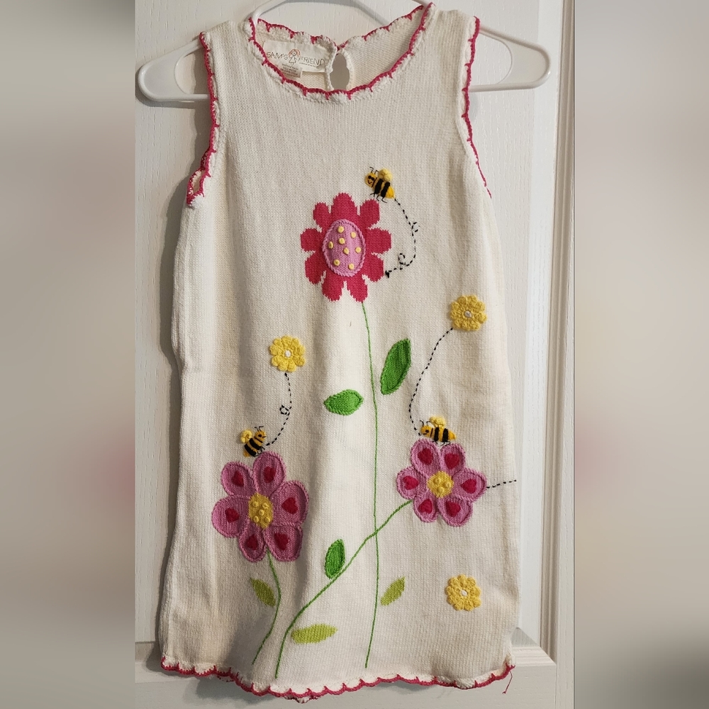 Sam's Friend sleeveless sweater dress/knit dress